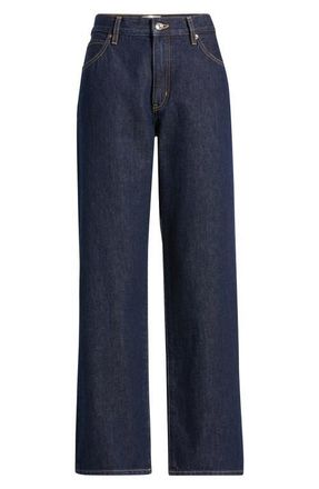 Frame Denim The Hang Long Straight Leg Jeans in Rinse at Nordstrom, Size 30