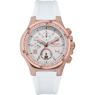 Bobroff BF1002L25 43mm Quartz Watch in White