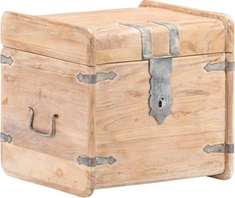 vidaXL Ba&uacute;l De Madera Maciza De Acacia 40x40x40 Cm Vidaxl