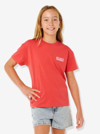 Rip Curl M&auml;dchen T-Shirt Ocean Break RIP CURL rot