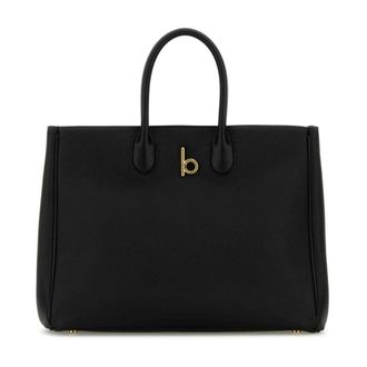 Burberry Tote Bags, female, Black, Size: ONE SIZE LL M Rocking Horse Tote LGL