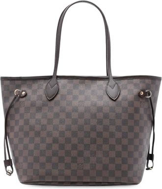 Louis Vuitton Borsa tote Neverfull MM in tela Damier Ebène 2010 - Marrone