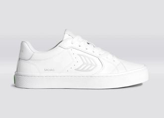 Cariuma Mens Cariuma Salvas 411301W26W Sneakers White Leather Lifestyle Shoes ZAP1410