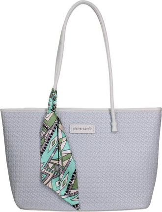 Pierre Cardin Long 23 Woven Tote - Bags - Mujer - Azul - ONE SIZE