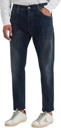 Dondup Pantalone 5 Tasche - Heren - Loose Fit Jeans - Blauw - W33 - Denim - Jeans
