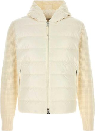 Moncler Off White Quilted Hood Jacket