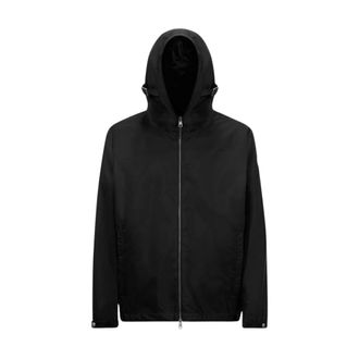 Moncler Light Jackets, male, Black, 2XL, Zip Through Jacket with Hood