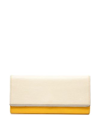 Louis Vuitton 2013 Tricolor Epi Flore Wallet long wallets - White