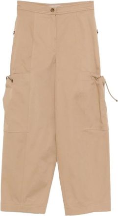 Max Mara Lepre Trousers - female - Max Mara - Straight Trousers - Beige - 3XS - Trousers