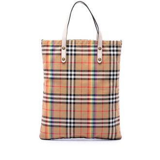 Burberry Pre-owned Burberry House Check Canvas Rainbow Tote Ladies 9372ILQH6YOB8E3K
