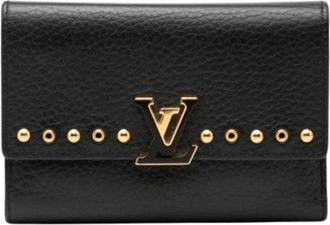 Louis Vuitton Pre-owned Portemonnee (tri-fold) - Dames - Vintage Accessoires - Zwart - ONE Size - Leer - Vintage