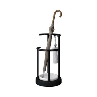 OEM Soporte De Hierro Para Paraguas, Dise&ntilde;o N&oacute;rdico Minimalista, Soporte De Metal Negro Para Paraguas Largos Y Cortos, Ideal Para La Entrada De Una Casa O
