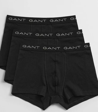 GANT Mens 3 Pack of Trunks - Black - Size: 32/30/31