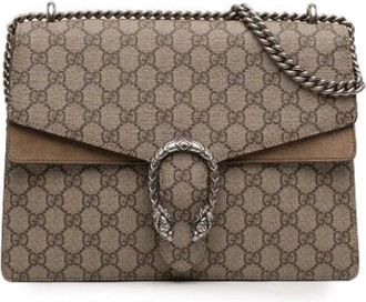 Gucci Pre-owned Cross Body Bags, female, Beige, Size: ONE SIZE Pre-owned Dionysus