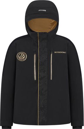 Bosideng Unisex Premium Goose Down Dragon Ski Jacket - Black - Size X-Small