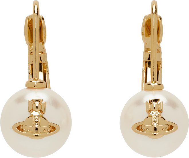 Vivienne Westwood Gold Gia Drop Earrings from $176.00 - on