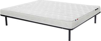 Vente-Unique PACK Colch&oacute;n de espuma ZEUS de YSM&Eacute;E + somier de l&aacute;minas - 140x200 cm