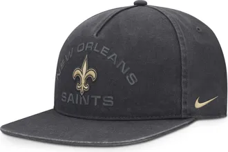 Nike New Orleans Saints Pro Nike Mens NFL Adjustable Hat in Grey | NF5706F7W-CSN