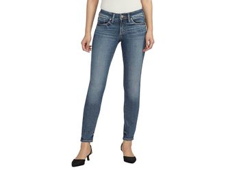 Silver Jeans Co Britt Low Rise Curvy Fit Skinny Jeans L90102EAE364 Womens Jeans Indigo : 29 27, Cotton/Denim/Elastane