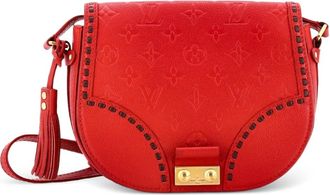 Louis Vuitton Junot Handbag Monogram Empreinte Leather crossbody bag - Rood