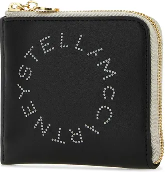 Stella McCartney Womens Two-Tone Alternappa Card Holder 1000 F: Polyamid Portafogli Wallet