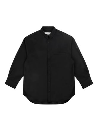 Entire studios long-sleeve shirt - unisex - Fabric - M - Black