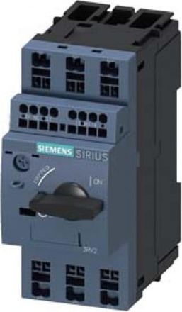 SIEMENS Disyuntor S00 Para Protecci&oacute;n De Motor, Clase 10, Liberaci&oacute;n T&eacute;rmica 4,5...6,3 A, Liberaci&oacute;n Por Cortocircuito 82 A, 3rv2011-1ga25