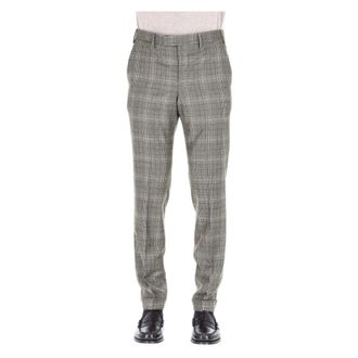 Pantaloni Torino Pantalone in lana principe di galles super 100s Master fit - Heren - Slim Fit Broeken - Veelkleurig - S - Wol - Broeken