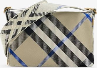 Burberry Trench Check Foldover Crossbody Bag