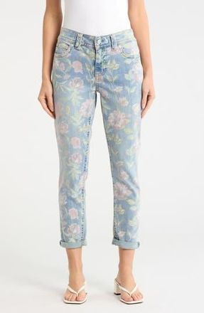 Seven 7 Starlette Crop Jeans in Garden Romance Print at Nordstrom Rack, Size 12