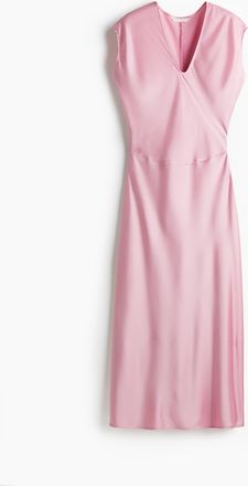 H&M Satinkleid - Pink