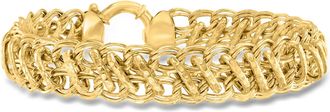 Ross-Simons 18kt Gold Over Sterling Multi-Link Bracelet