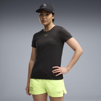 Puma T-shirt grafica PUMA x HYROX da donna, Abbigliamento, Nero, XXS