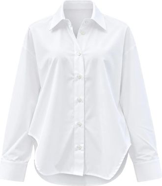 PDR Phisique Du Role Camisa Oversize - Blouses & Shirts - Mujer - Blanco - XL
