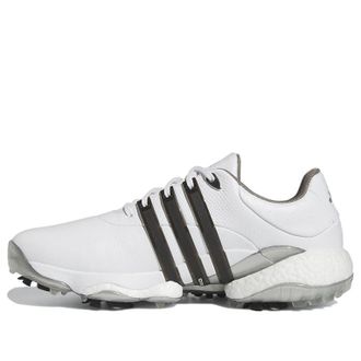 adidas Tour360 22 BOOST Golf Shoes Cloud White Black Silver Metallic GY9808