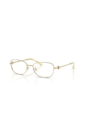 Tory Burch 53mm Rectangle optical glasses in Gold at Nordstrom