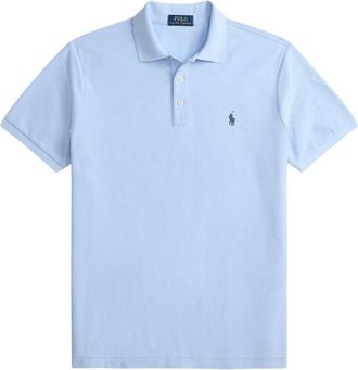 Ralph Lauren Tops, Heren, Blauw, S, Katoen, Slim Fit Polo
