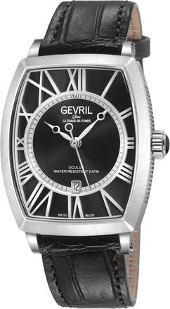 Gevril Group Oculus Automatic Black Dial Mens Watch 49601