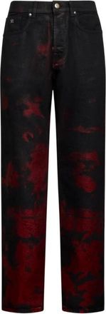 John Richmond Hombre, Vaqueros, Negro, Talla: W38