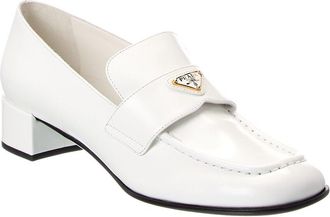 Prada Brushed Leather Loafer