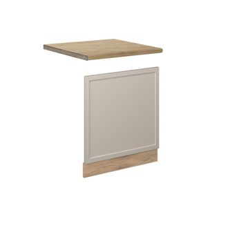 Vicco Panel Frontal Fame-line, Grisbeige, 60 Cm, Et Roble Vicco