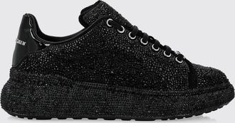 Philipp Plein Sneakers platform in pelle con dettagli ricamati e strass
