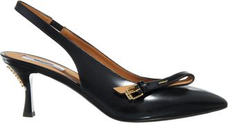 Moschino Heels - Buckled Bow - black - Heels for ladies