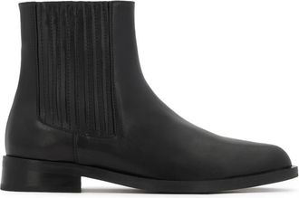 Kazar Klassieke zwarte pantoffels - Dames - Chelseaboots - Zwart - 38 EU - Leer - Schoenen