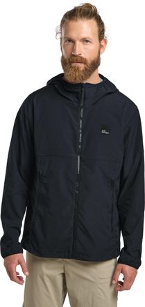 Jack Wolfskin Funktionsjacke JACK WOLFSKIN TERRACADE JKT M, Herren, Gr. XL (54/56), blau (schwarz, navy), Obermaterial: 100% Polyester, Jacken Funktionsjacke