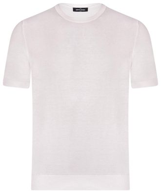 Gran Sasso Cotton Crewneck Straight Fit T Shirt
