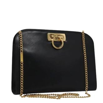 Ferragamo Pre-owned Leather Shoulder Bag - - Pre-owned - Donna - Nero - ONE SIZE