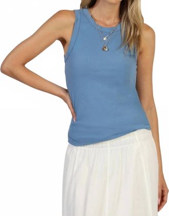 Dylan Essential Tank In Bay Blue