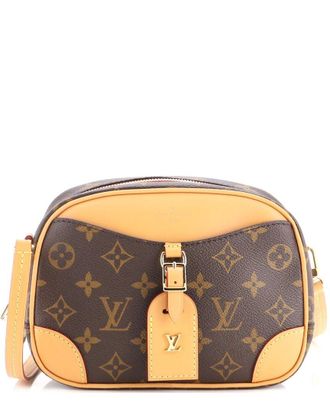 Louis Vuitton Brown Monogram Canvas Deauville Mini (Authentic Pre-Loved)
