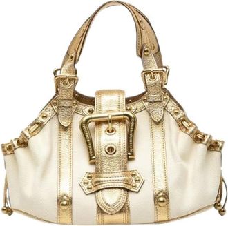 Louis Vuitton Pre-owned Handbags, female, White, Size: ONE SIZE Pre-owned Leather Handbag